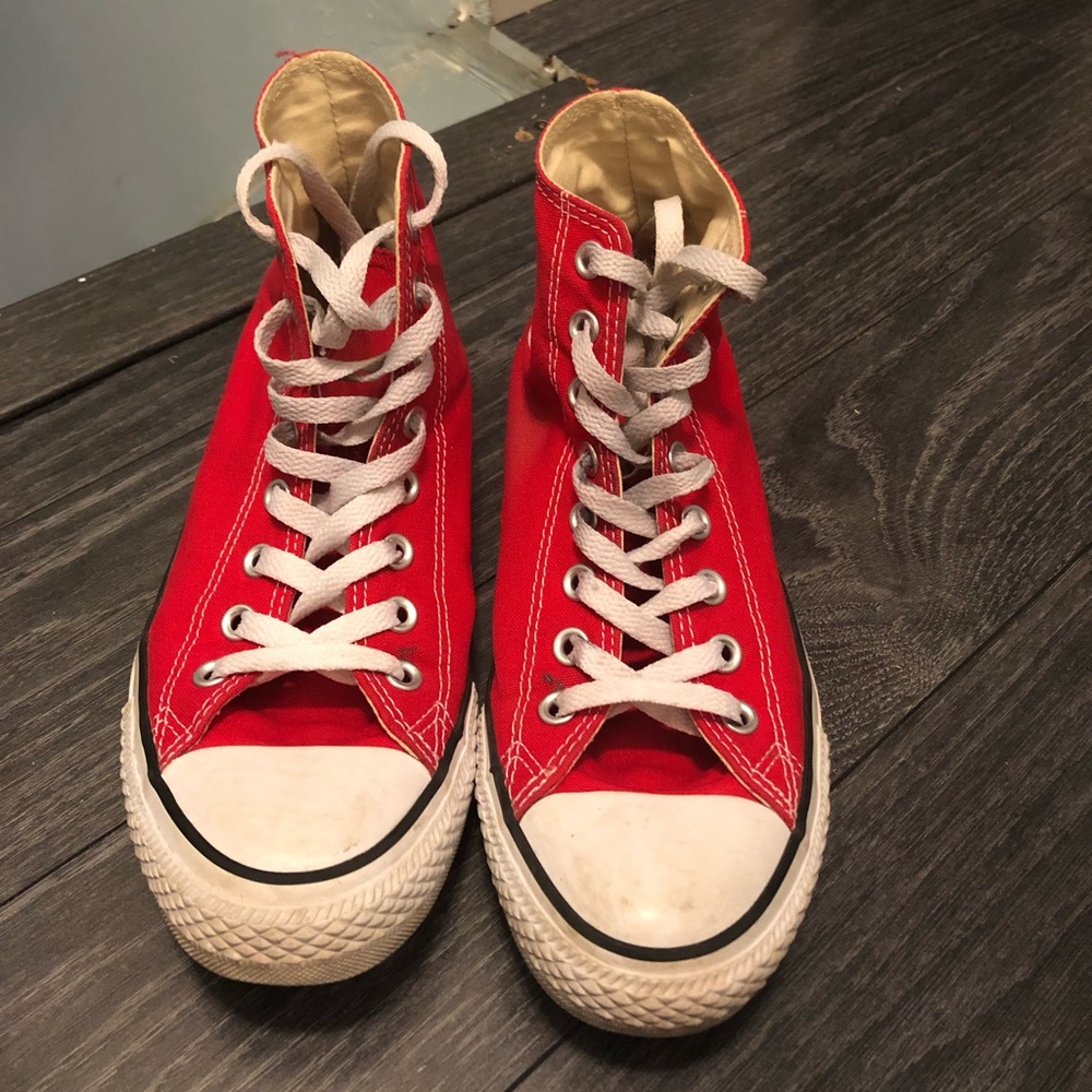 Red Converse, Great Condition!!